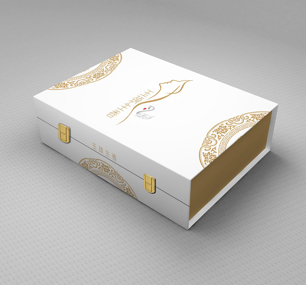 玉頸生香-化妝品盒設計